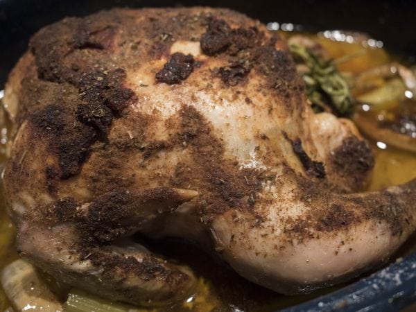 Roasted Chicken and Mexican Spices